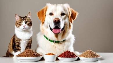 Balanced diet for dogs and cats